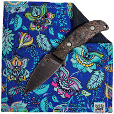 50 WAYS POCKET POCKET HANK Everyday Carry EDC Gear Blue Flowers Floral Floroyal