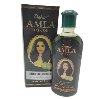 Dabur Amla-Öl für langes, glattes Haar 200 ml - 3er-Packung Kopfhauthaar
