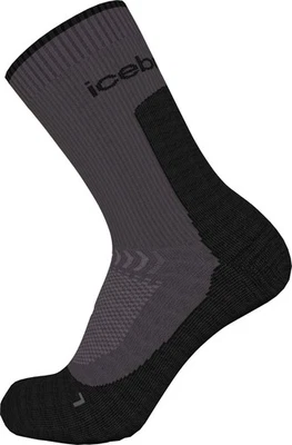 Icebreaker Merino Hike+ Light Crew Women Wandersocken obsidian black