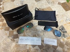 REVO CLEAR, GENESIS SUNGLASSES RE 1188 09 GNP BL POLARIZED BLUE WATER Unisex NEW
