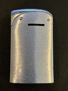 Vintage VANS Butane Silver  Brushed Finish Cigarette Pocket Lighter