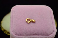 14K Yellow Gold Spring Ring Clasp 6.0mm 0.2g