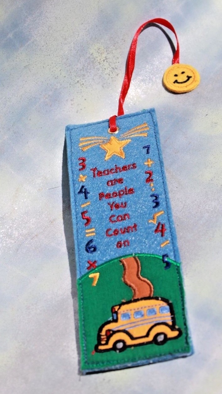 Teachers You Can Count On Bookmark, 7" tall New
