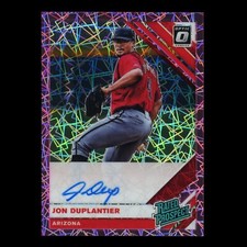 Jon Duplantier 2019 Optic Rated Prospects Signatures Pink Velocity Diamondbacks