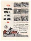 1954 Ford Tractor Ad: Dearborn Implements & Attachments for Farm Jobs