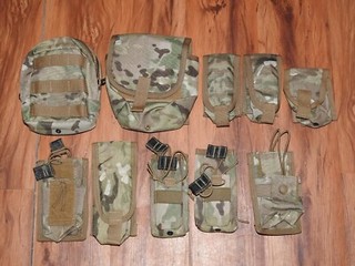 Diamondback Tactical/ FirstSpear MultiCam Molle Pouch Lot