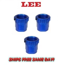 Lee Precision 3-pack of Spline Drive Breech Lock Bushings, BLUE!! NEW! 90095