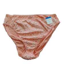 NWT CHARTER CLUB Brief Size XL Pink Paisley 100 Cotton