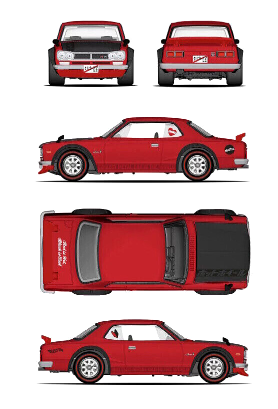 ミニカー HOT WHEELS COLLECTORS JAPAN CONVENTION Hot Wheels Japan Convention 2023 Limited 1972 Skyline HT