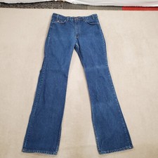 VINTAGE Levis 517 Jeans Mens 36x36 Blue Boot Cut Red Tab Dark Made In USA 90s 