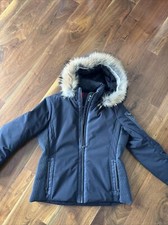 Fera Danielle Parka With Real Fur (women's) Black Size: 16 (pants Sold Separate)
