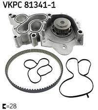 Image of Cooling System Engine Cooling Water Pump SKF VKPC 81341-1 Fits Audi Seat Skoda