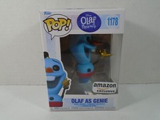 Funko Pop! REGALOS DISNEY OLAF--FIGURA DE OLAF como genio (exclusiva de Amazon) #1178