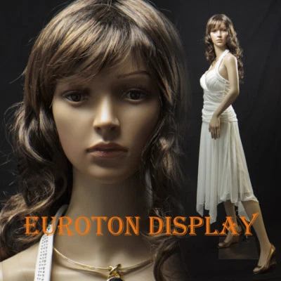 SF-4New EurotonDisplay Schaufensterpuppe mit 2 Perücken gratis beweglich