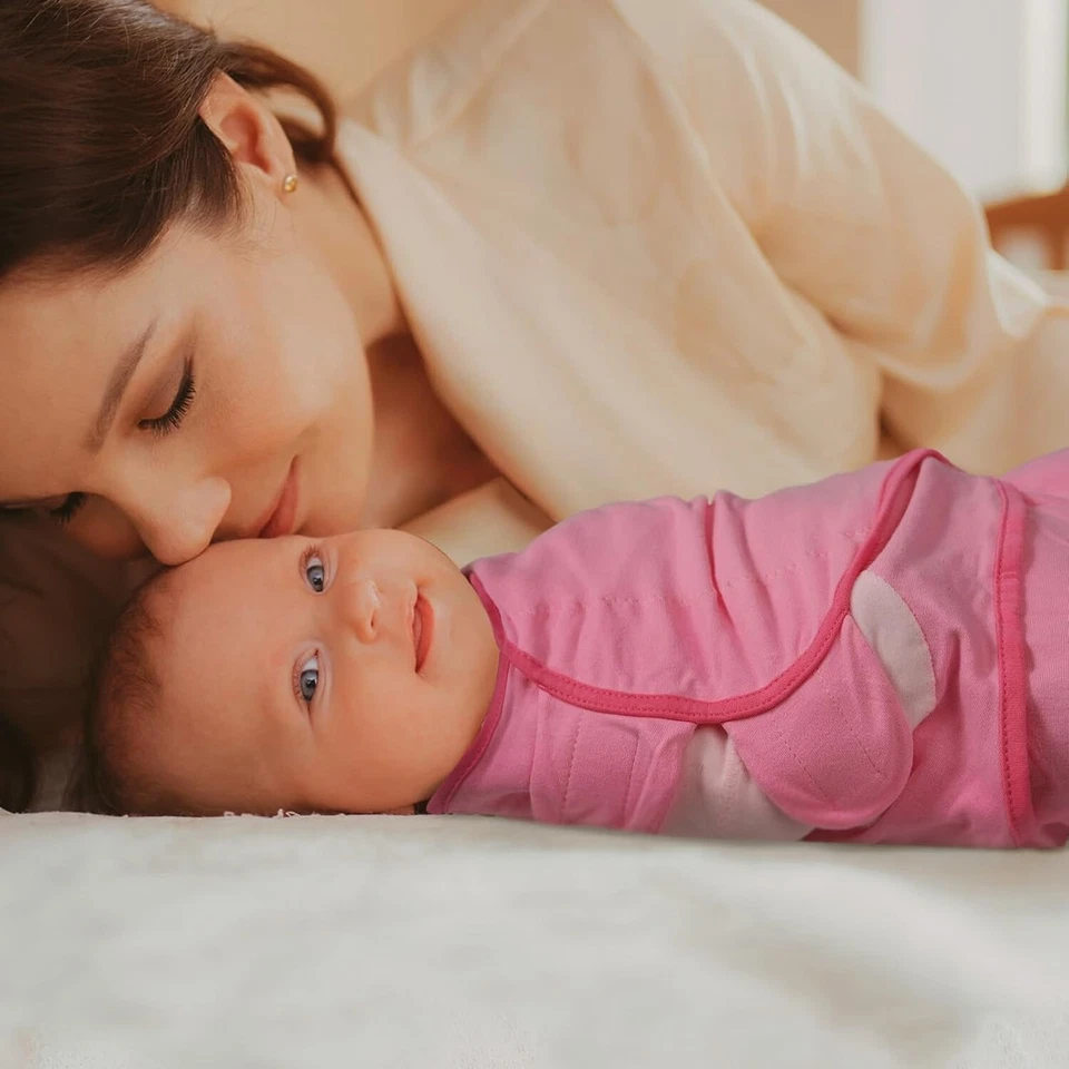 GLLQUEN BABY пеленальное одеяло 3 упаковки 0-3 месяцев новый. 100% хлопок - Изображение 4 из 4