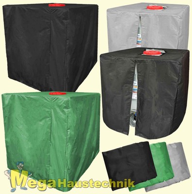 IBC Container Abdeckung Reißverschluß Plane Schutz Haube Cover 1000l Hülle
