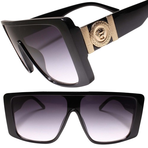 Hip Hop Shades: Bold, Stylish Black Sunglasses for Fashion-Forward Mens & Womens - 第 1/3 張圖片