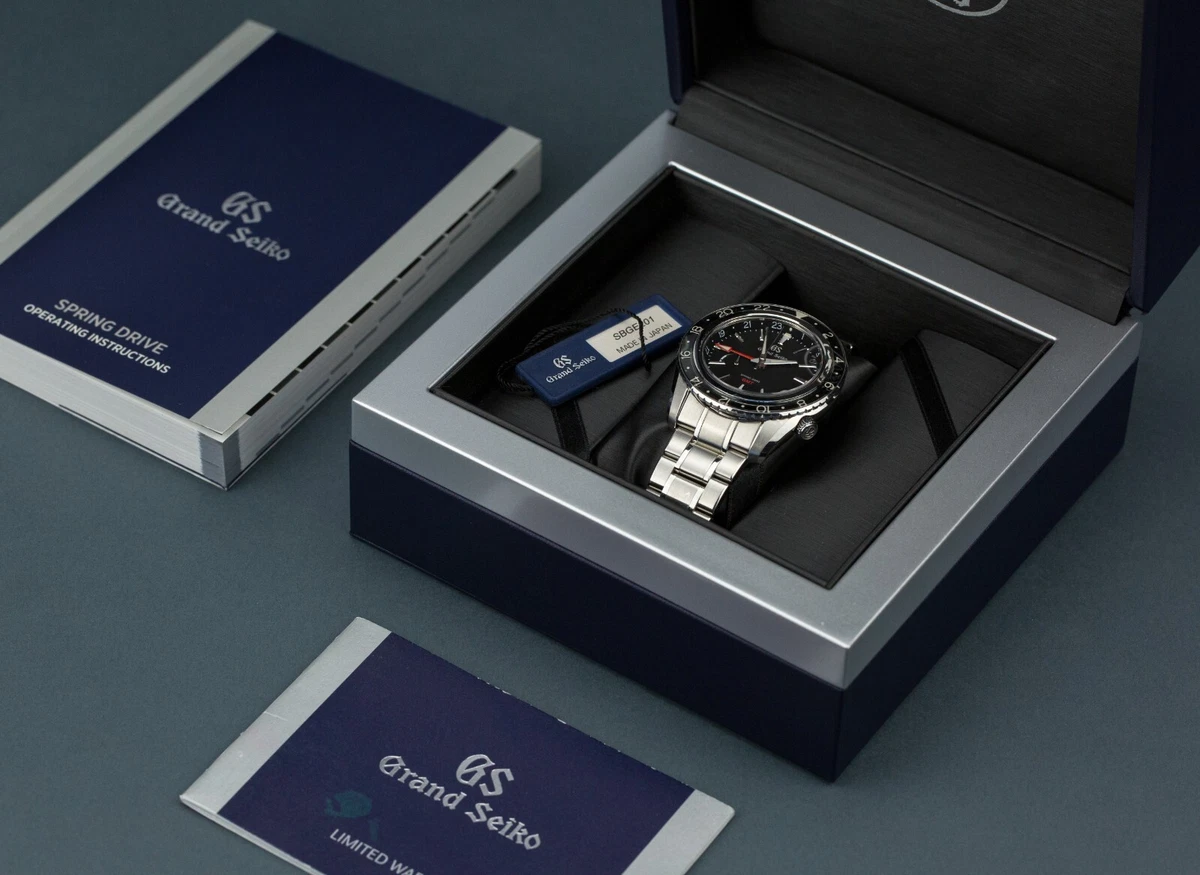 Grand Seiko Sport Collection GMT Spring drive SBGE201 2018 Full set