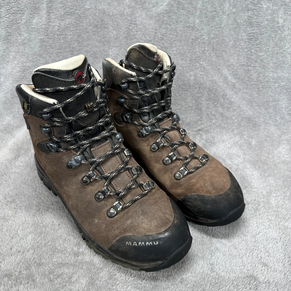 Botas Raichle Mammu para Mujer 9.5 Cuero Marrón Impermeables Senderismo 6 Pulgadas Vibram Foto 4 de 4