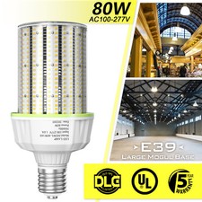 LED Corn Light Bulb 80W Replace 400W Metal Halide E39 Large Base 6000K 12,000LM