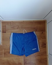 VINTAGE 70s 80s ADIDAS NYLON SHORTS RUNNING SPRINTER Size L
