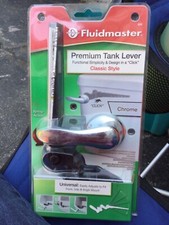 Fluidmaster 694 Universal Premium Toilet Tank Lever Classic Style Chrome New NOS