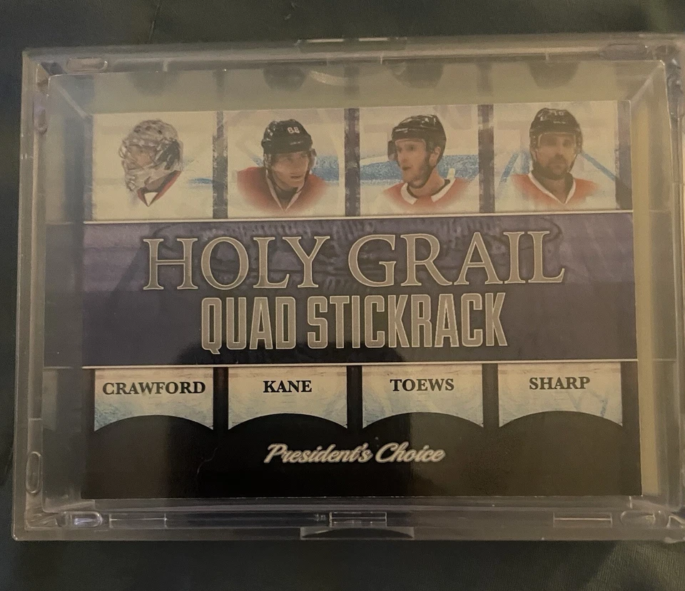 2020 Presidents Choice Holy Grail Quad Stickrack Chicago Blackhawks - Image 2 of 4