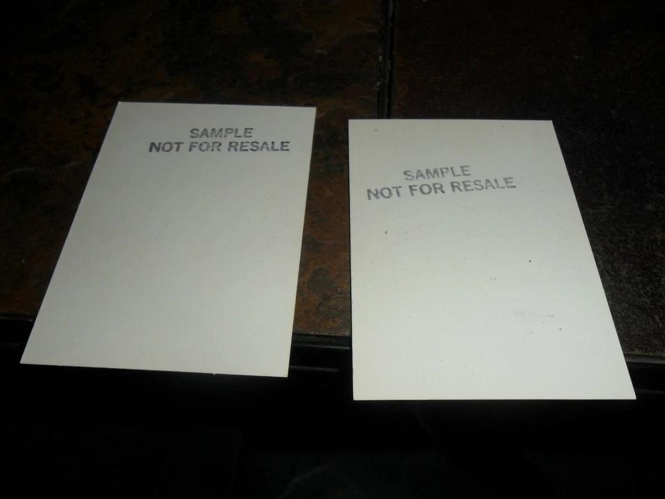 1988 1989 Upper Deck Blank Back Chris Speier Anaheim Sample Promo & Bruce Fields - Image 3 of 4