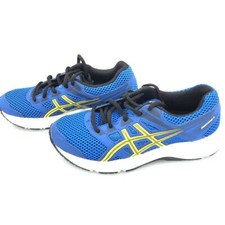 Asics Contend 5 GS Illusion Blue Lemon Spark Shoes Kids Size 3.5 new