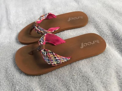 reef fabric flip flops