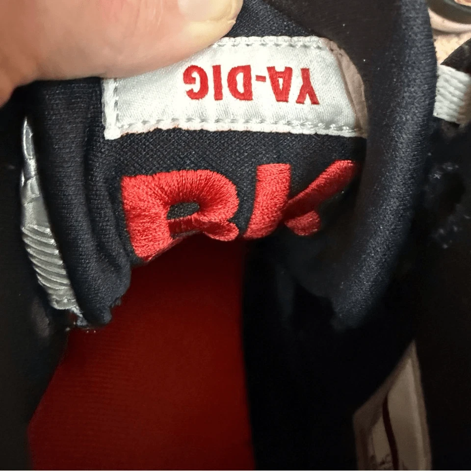 Nike Air Jordan Spike Forty Blanco PE Rojo Fuego YA-DIG Talla 13 Ropa Activa Rara Foto 3 de 4