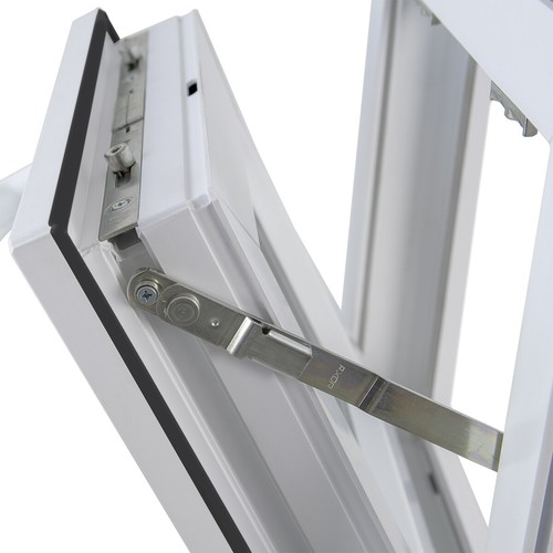 Kunststofffenster 600 x 600 mm PVC-Fenster Festverglasung Rundfenster nach Maß - Bild 3 von 14
