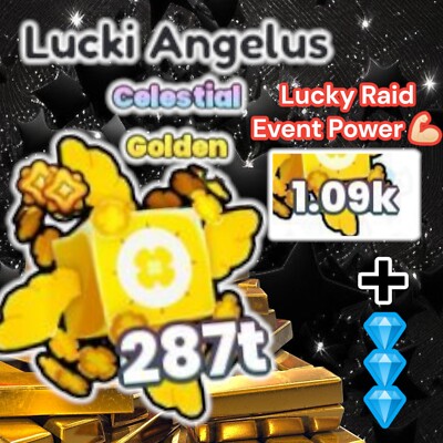 Golden Lucki Angelus + 3 Million Diamonds. PS99. Same Day