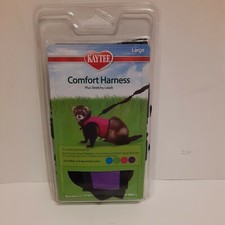 Small Animal Comfort Harness By Kaytee. Animal Ferret Guinea Pigs Purple