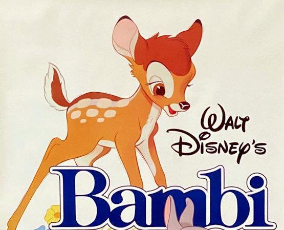 Disney Bambi 1982 Movie Poster