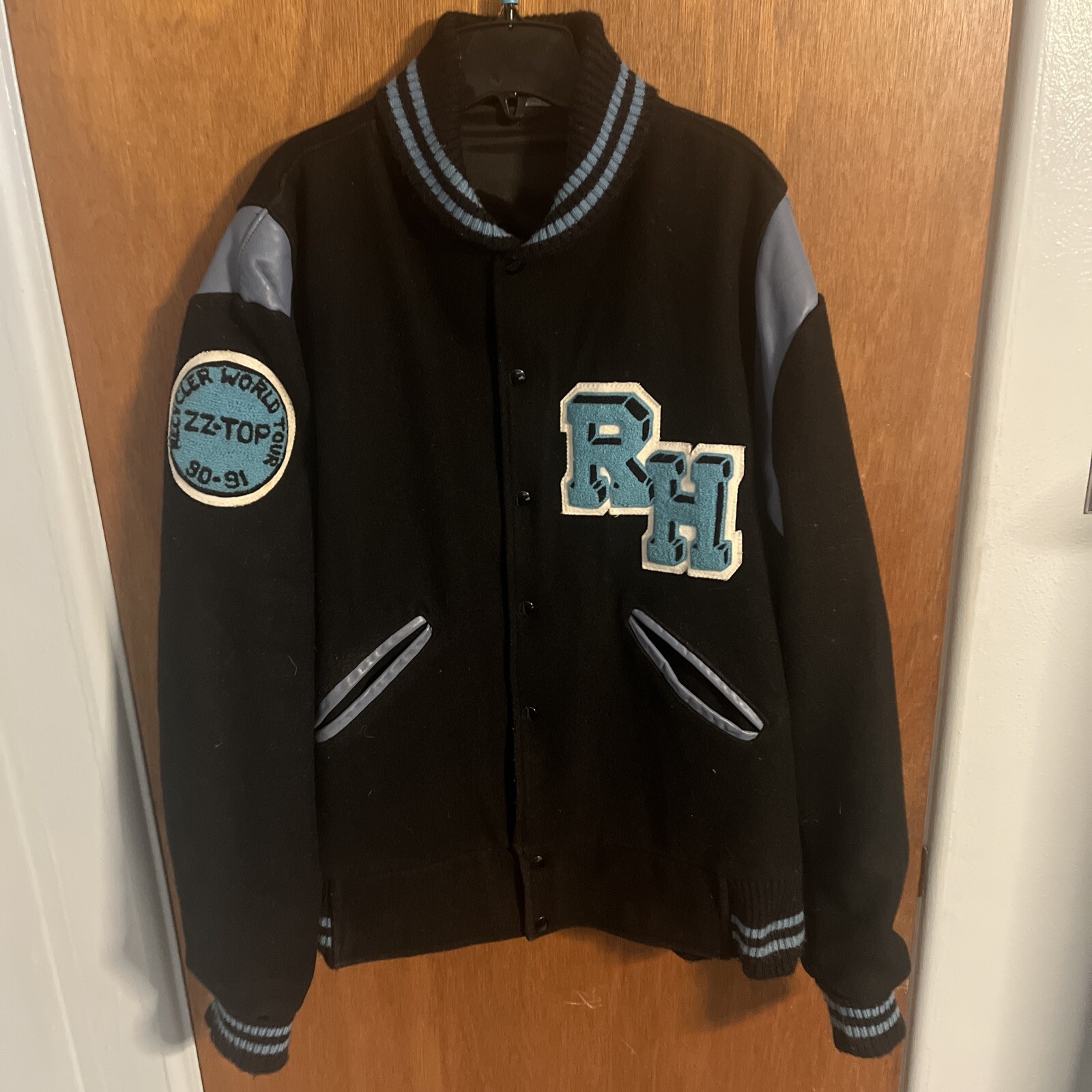 Vintage 1990-1991 ZZ Top Recycler Tour Bus Drivers Jacket Size XXL Made In USA