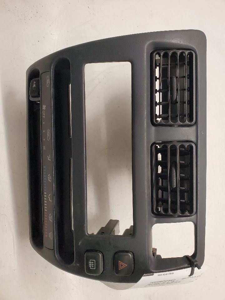 Toyota Corolla Sedan, Dash Radio AC Vents Bezel, 1993-1997, Black