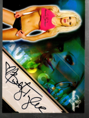 B1135- 2009 Bench Warmer Limited Autographs #11 Buffy Tyler Auto - NM-MT