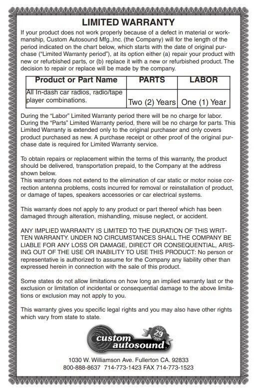 1966-1967 Chevelle El Camino Malibu Radio w/ Free Aux Cable Stereo 230 - Image 2 of 4