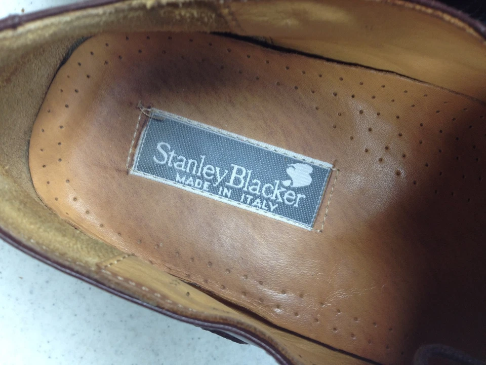 ZAPATOS STANLEY BLACKER DOS TONOS MARRÓN PUNTERA OXFORD CON CORDONES 13 M Foto 3 de 4