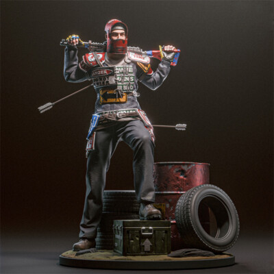 Rust Survivor 3D Print Garage Kit Figure Model Kit Unpainted Unassembled GK