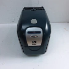 Zebra Model P100i P100I-000UA-ID0 ID Card Thermal Printer w/ AC Adapter