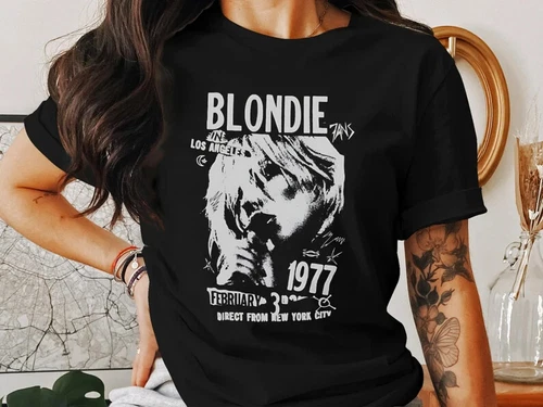 Blondie tshirt, Blondie 1977 Direct From New York City t-shirt