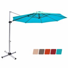 Abba Patio Offset Cantilever Umbrella 11 Feet Outdoor 11 Cocoa For Sale Online Ebay