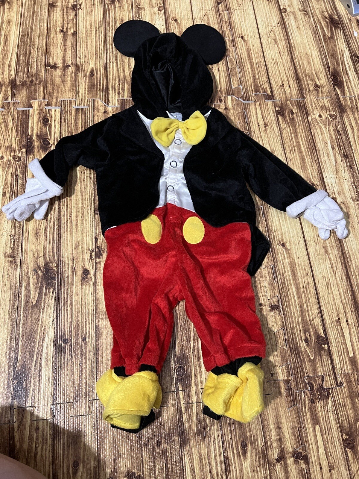 Mickey Mouse Baby Costume Disney Complete Outfit 9m B… Gem