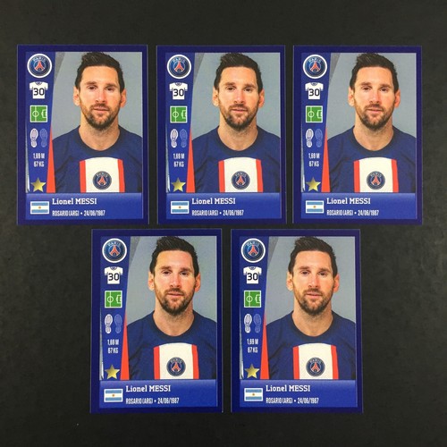 Image Sticker Cromo n°362 Lionel MESSI PSG Paris Argentina PANINI FOOT 2022