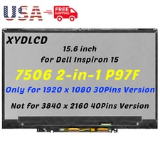 15.6" for Dell Inspiron 7506 2-in-1 0RYKP9 X03GC FHD LCD Touch Screen Assembly
