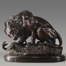 Barye (d'apres) - sculpture animaliere - Bronze