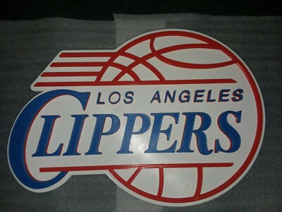 LA Clippers 3D NBA Old Logo wall mount. 3D Printed 15'' × 11'' 3D Logo sign!