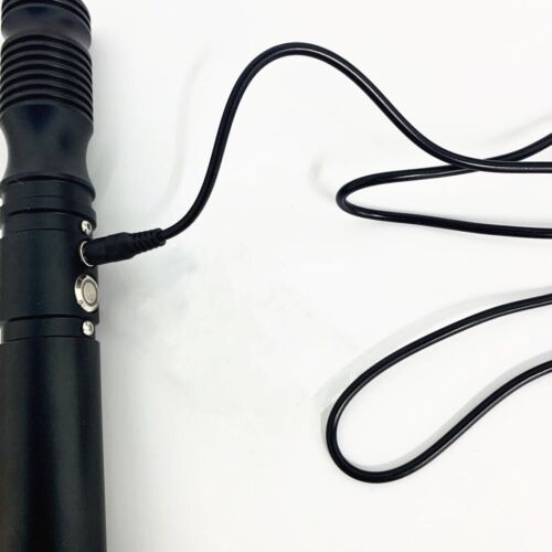 USB to Barrel Jack Plug Charging Cable Line for Metal Lightsaber Universal 5V1A - Foto 2 di 2